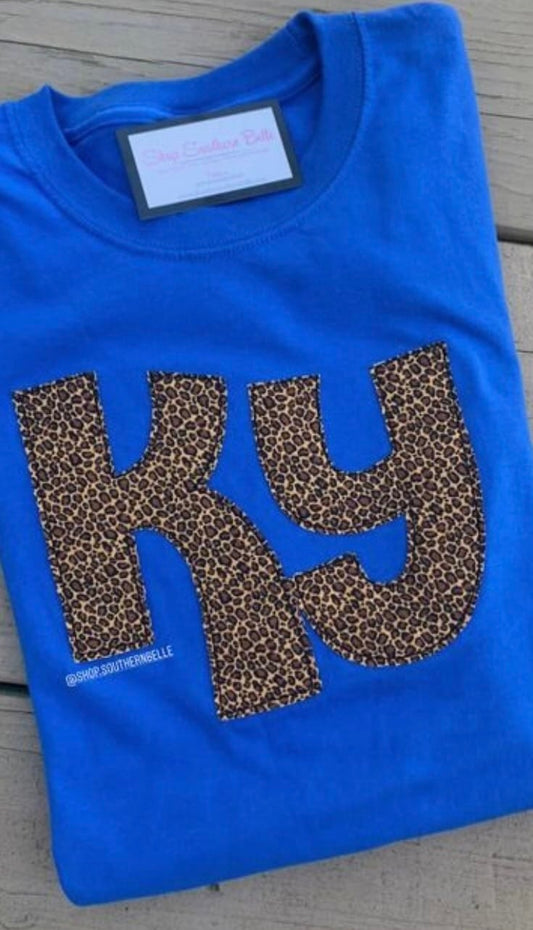 KY Leopard Print Tee